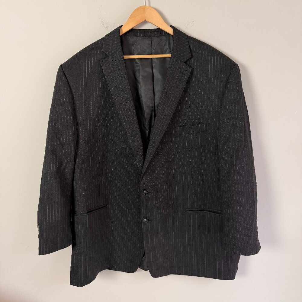 Lauren Ralph Lauren Pinstriped Wool Blazer 54R
